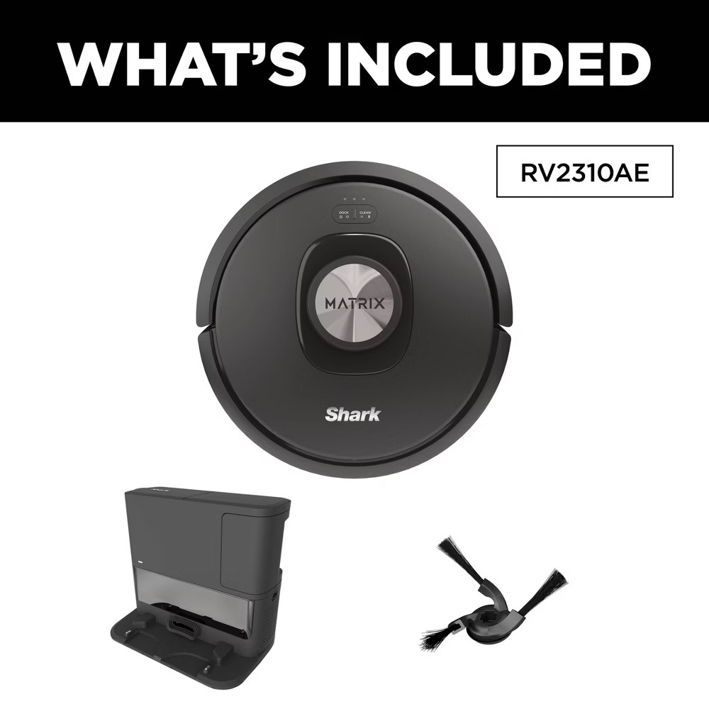Shark AI Robot Vacuum Matrix Clean Self Empty Home Mapping Multi-Surface