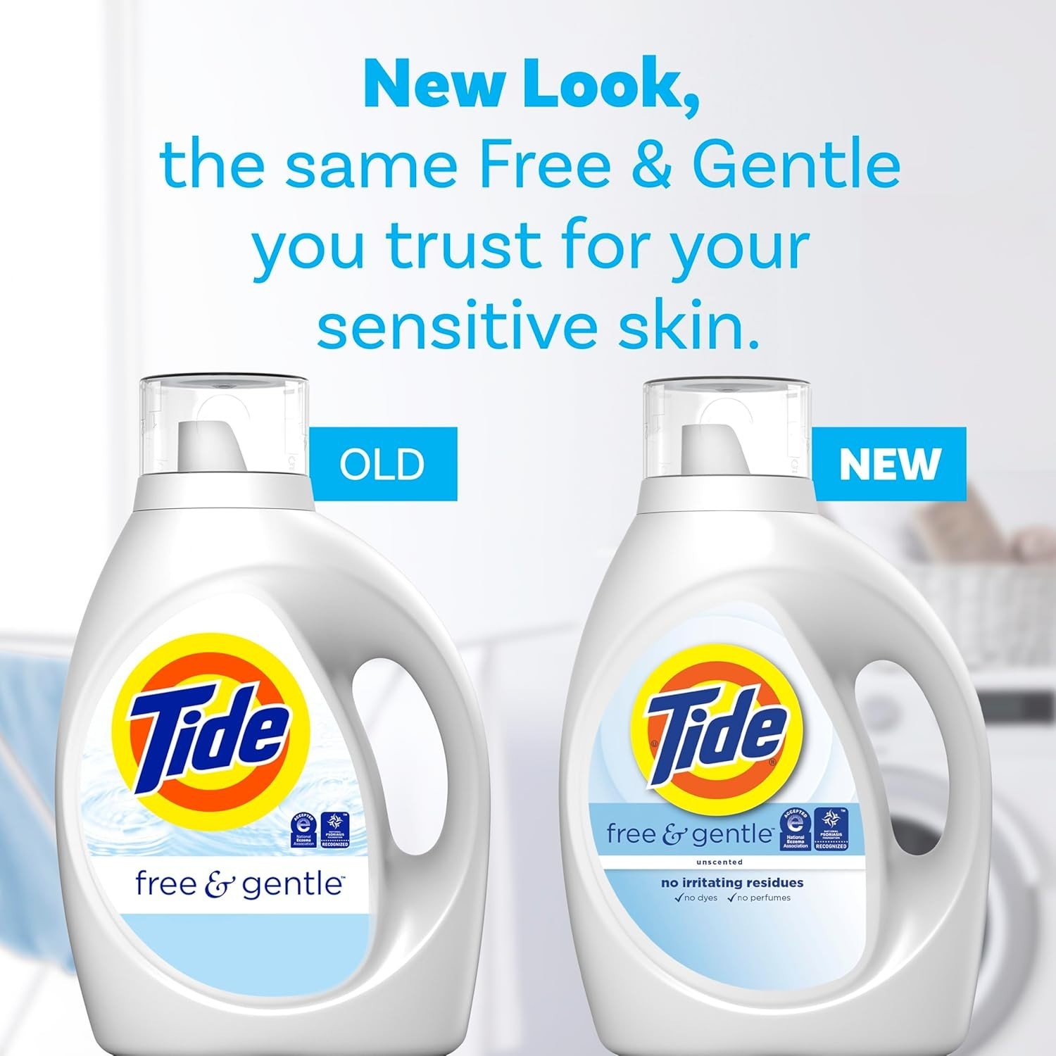 Tide Free & Gentle Liquid Laundry Detergent, 100 Loads, 132 fl oz {NEW ARAIVAL}