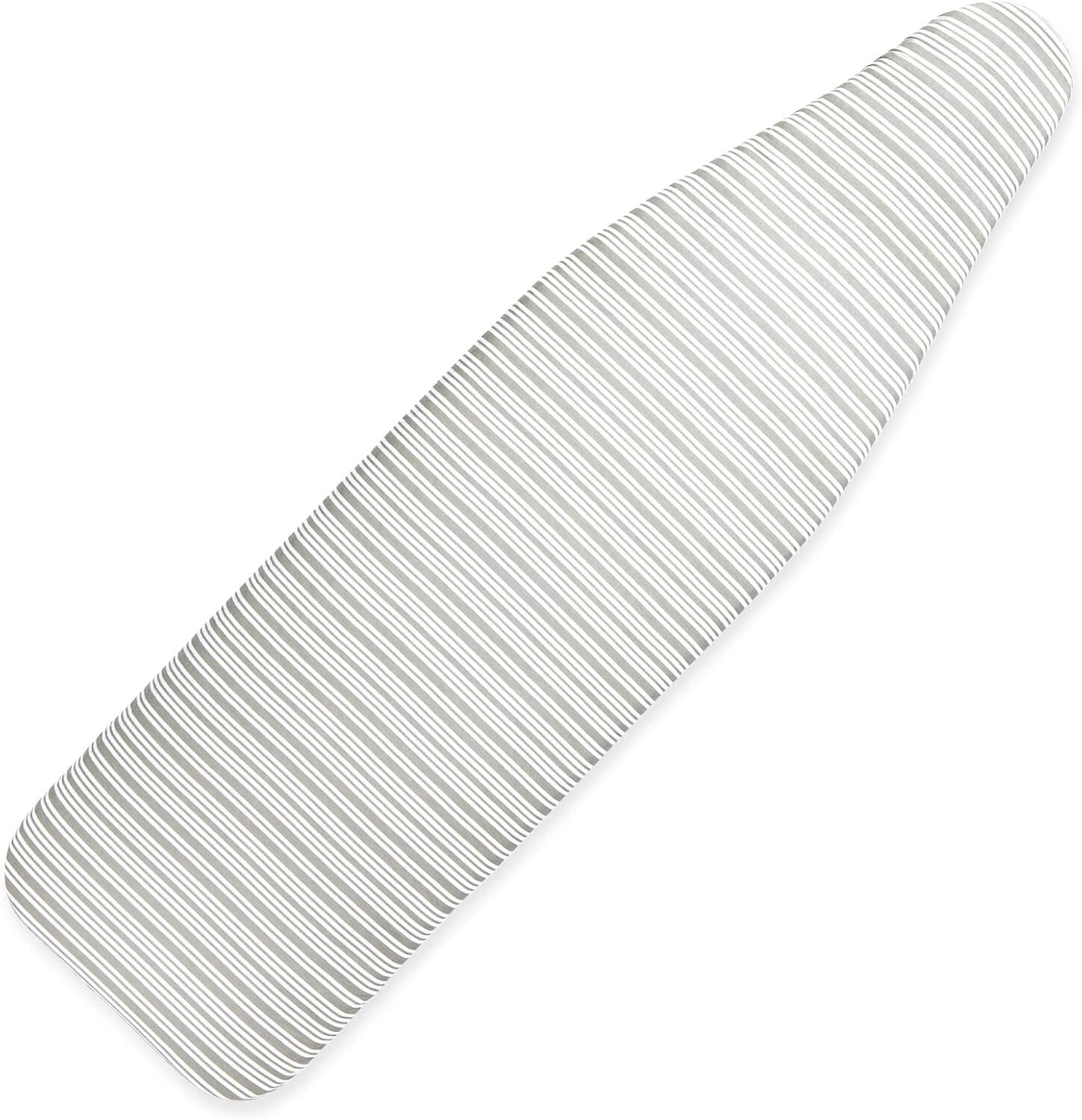 Ironing Board Cover and Pad, Heavy Duty, Grey Stripe Pattern (15 x 54 in)