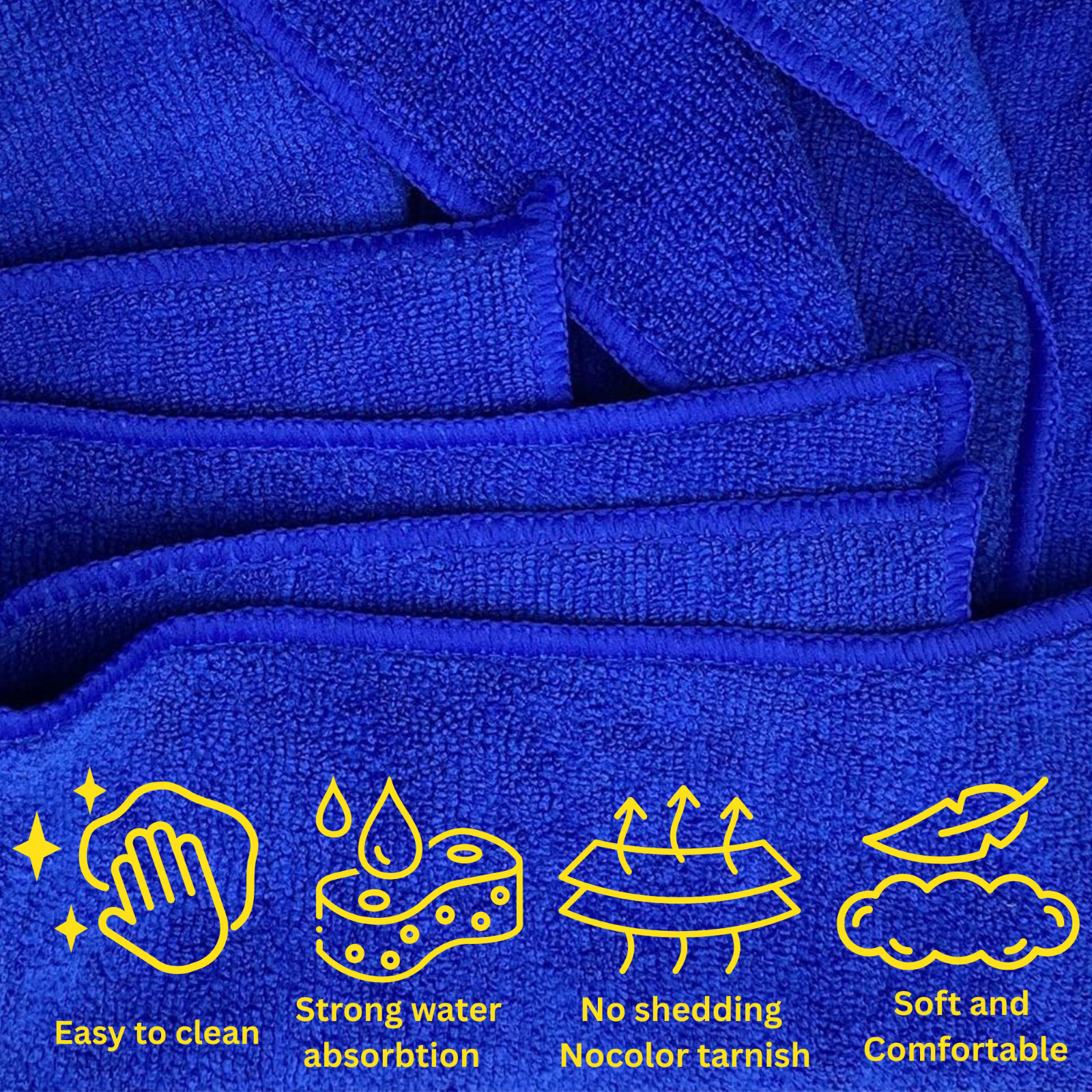 Microfiber Cleaning Cloth Towel Soft Rag Car Polishing No Scratch Auto Detailing