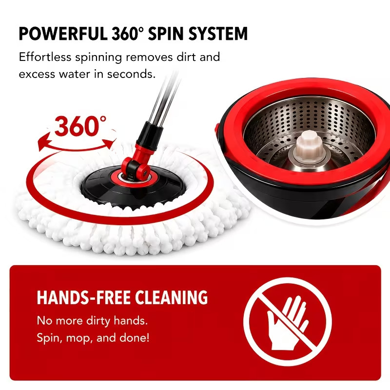 Mop And Bucket Set, Spin Mop And Bucket System, Spin Mop Bucket