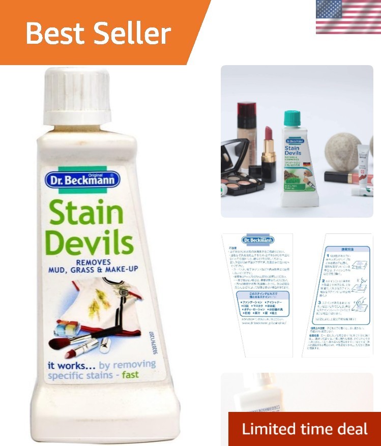 Stain Remover Liquid, Effectively Removes Makeup & Grass Stains (50ml)