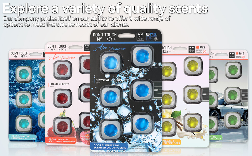 6x Car Vent Clip Air Freshener Aromatherapy Scent Diffuser Truck Odor Eliminator