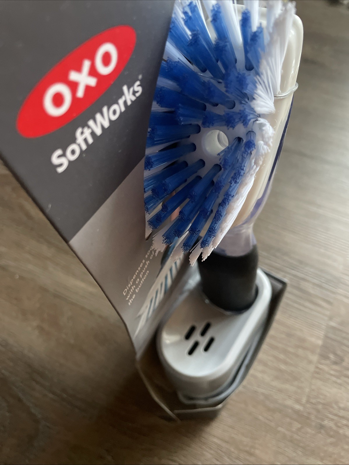 OXO Softworks Soap Dispensing Dish Brush Storage Set – New In Package