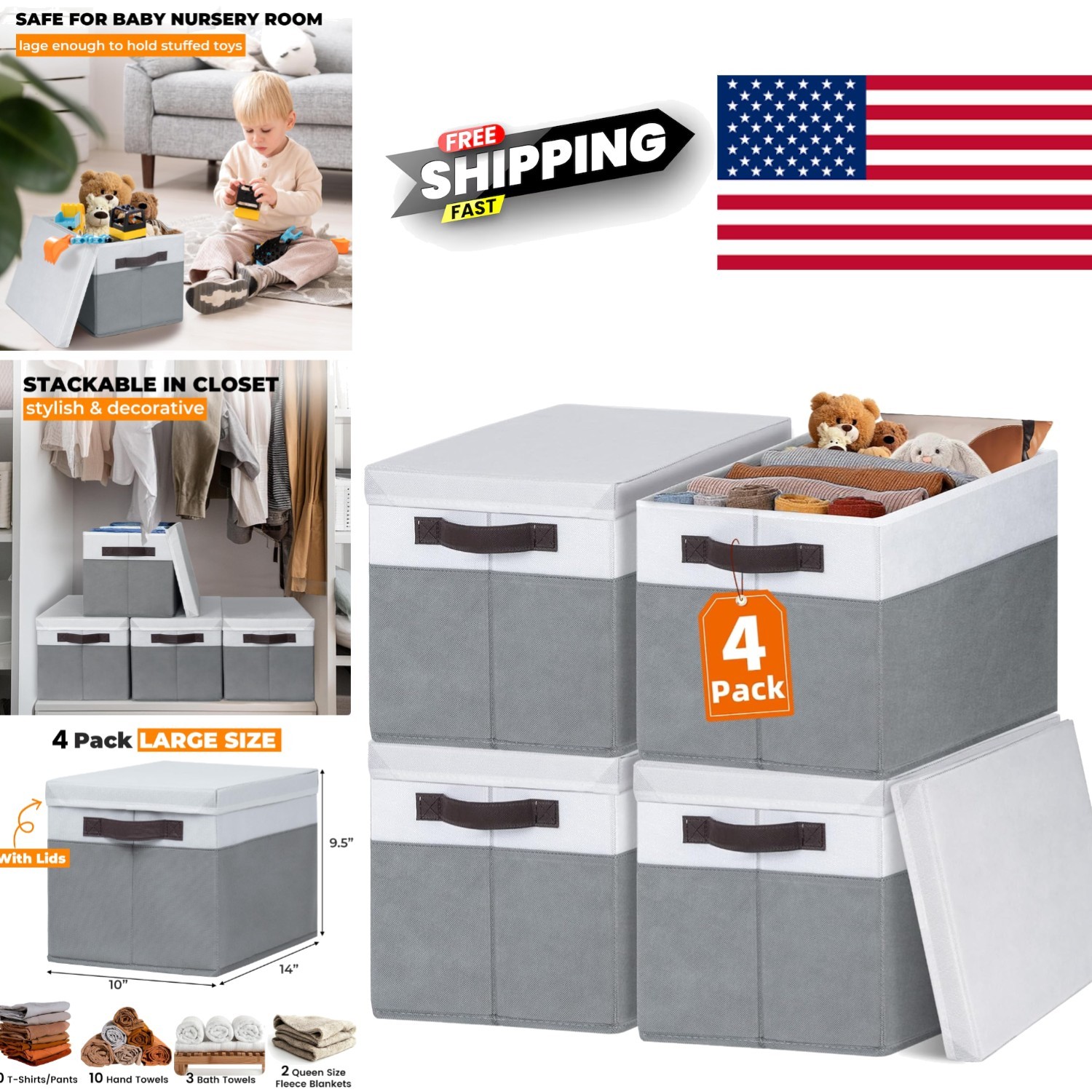 Gift Ready Decorative Storage Baskets with Lids Ideal for Housewarming Events