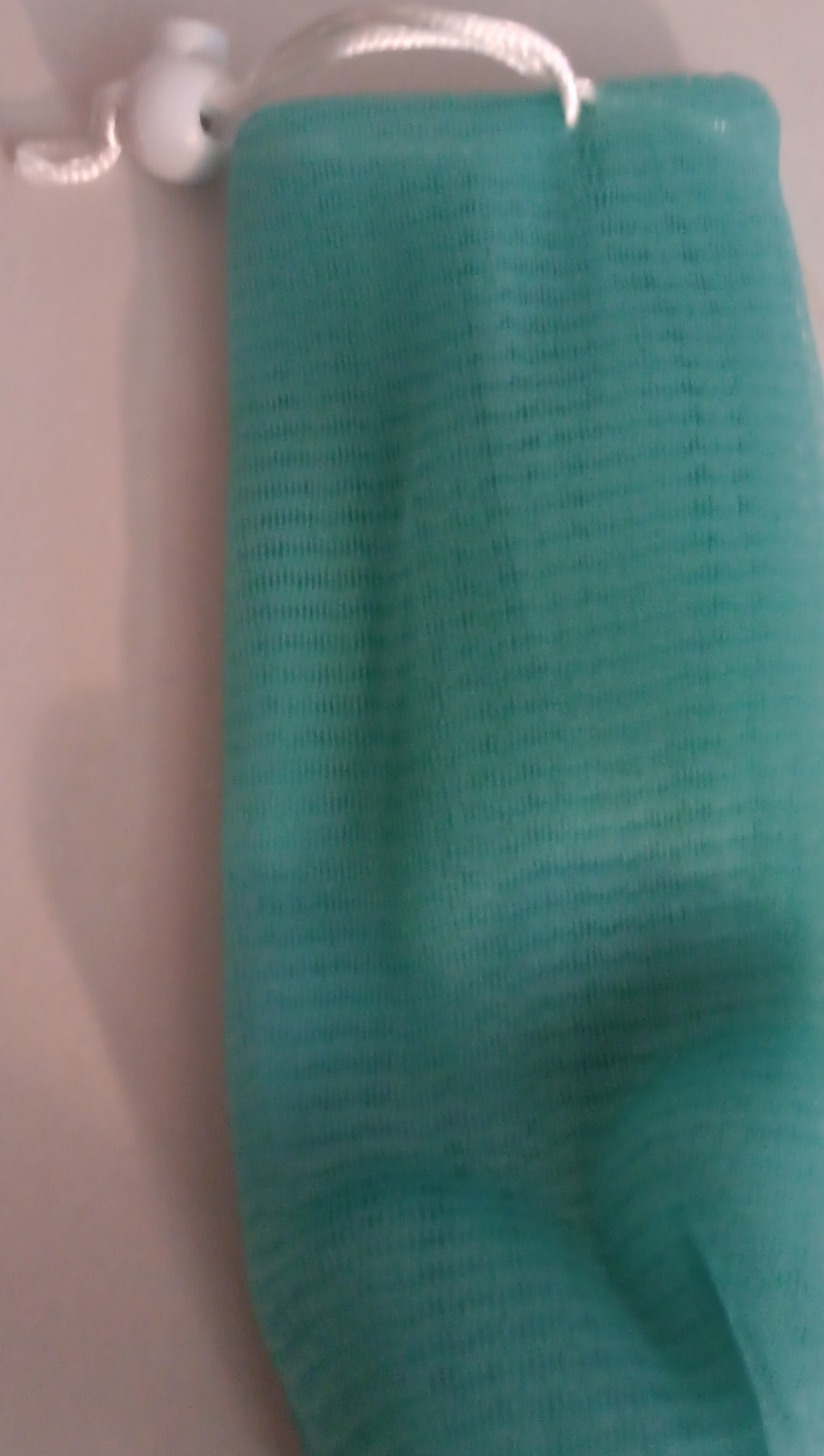 Green Mesh Rectangular Drawstring Storage Bag, 15cm Height, Less Than 5x6in