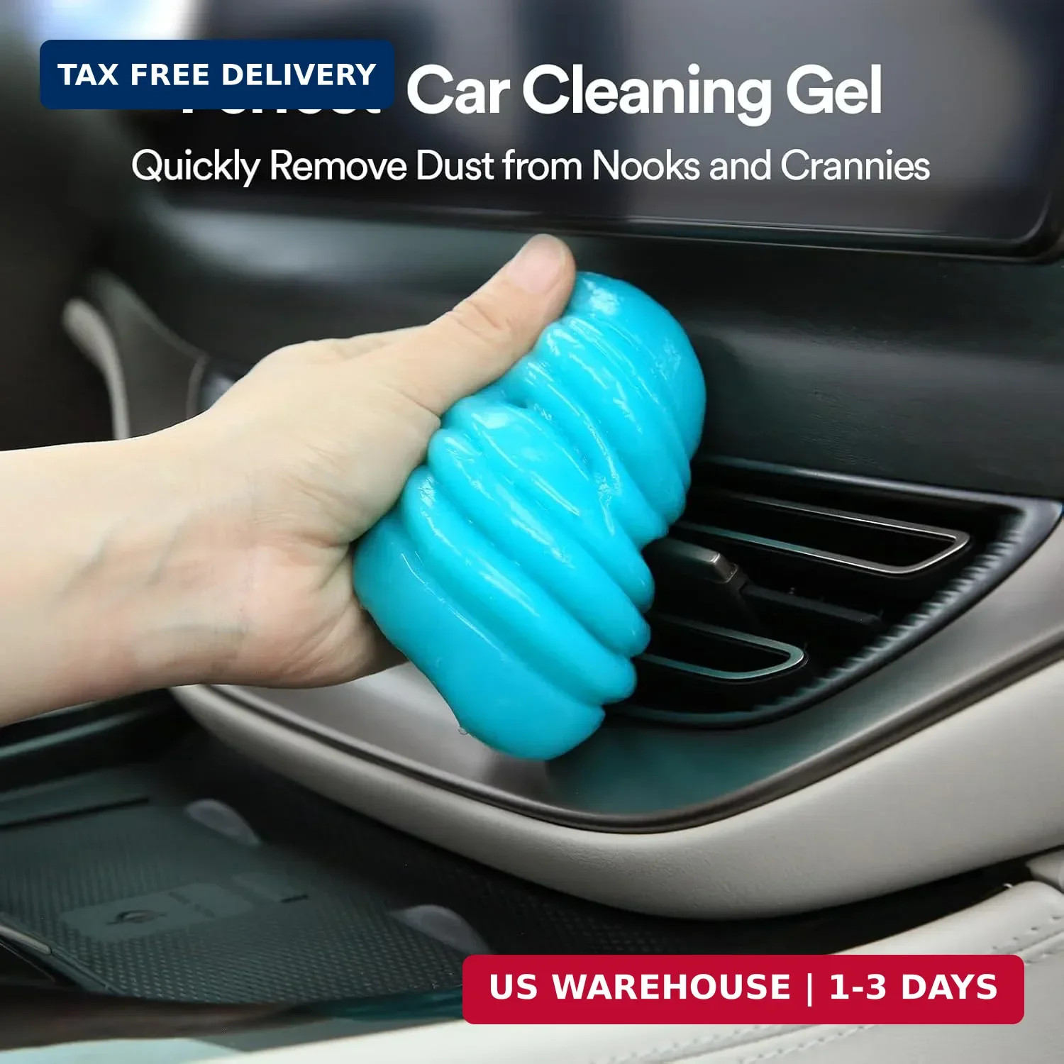 PULIDIKI Car Cleaning Gel Car Clean Putty, Universal Car Interior Cleaner Slime,