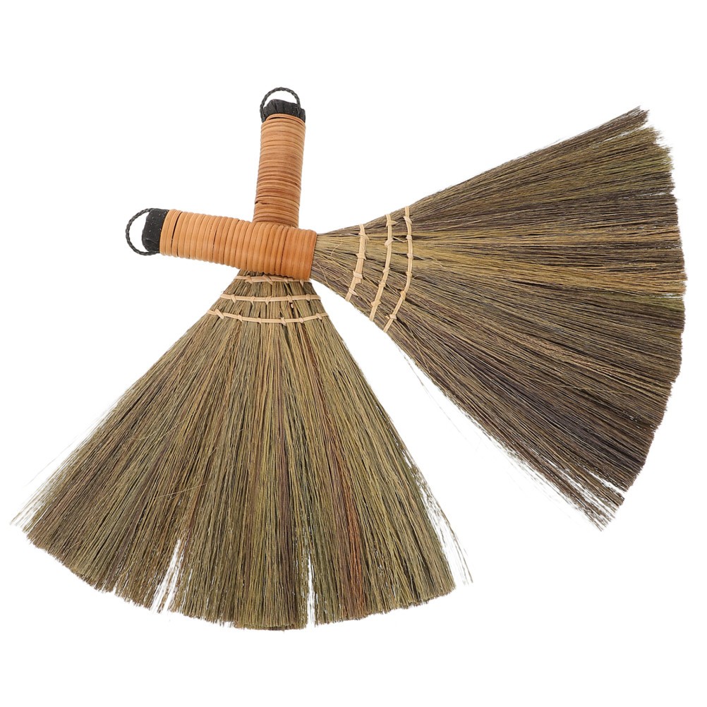 2 Pcs Broom for Sofa House Brush Chinese Brooms Sweeping Indoor Dust