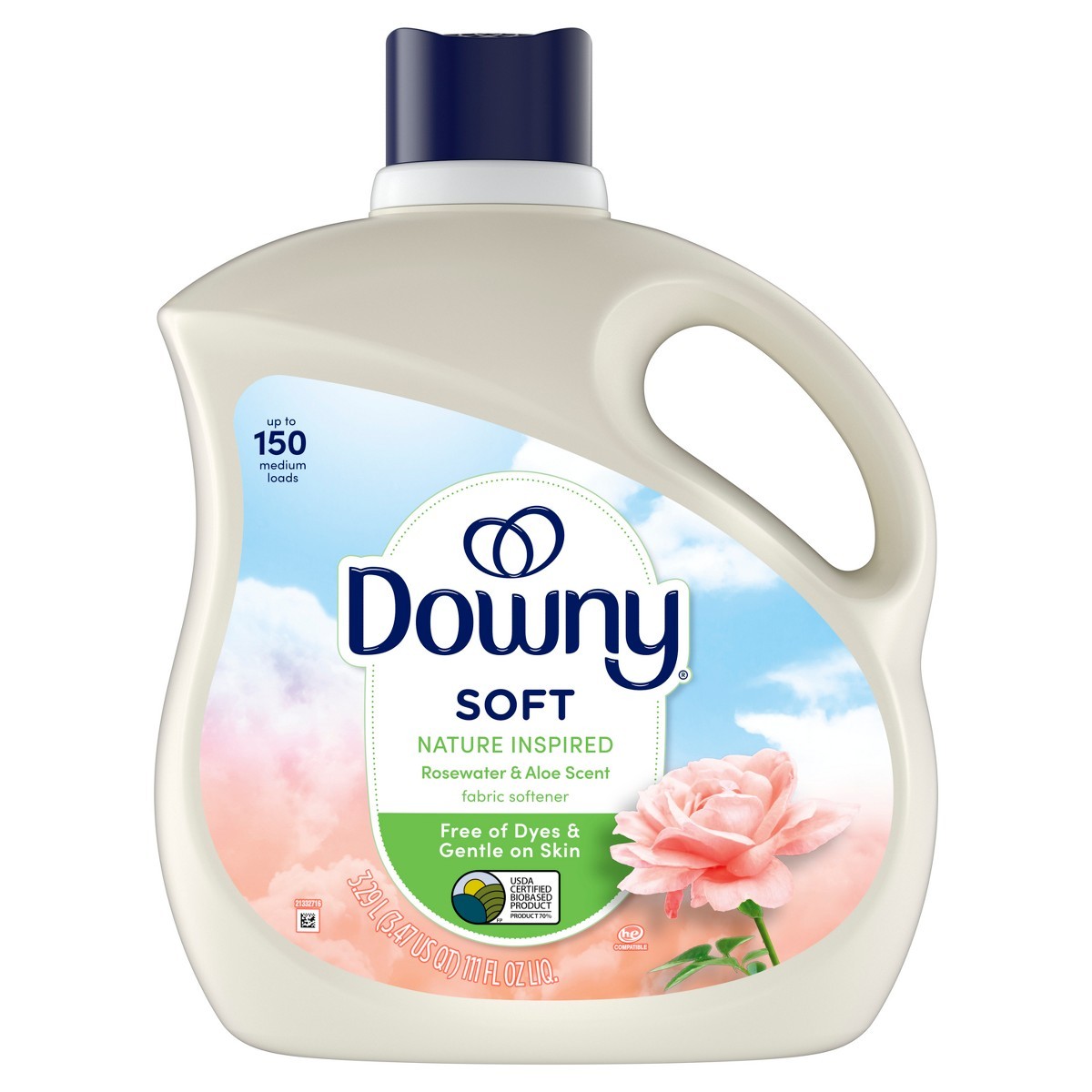 Downy Inspired Fabric Softener – Rosewater Aloe – 111 fl oz