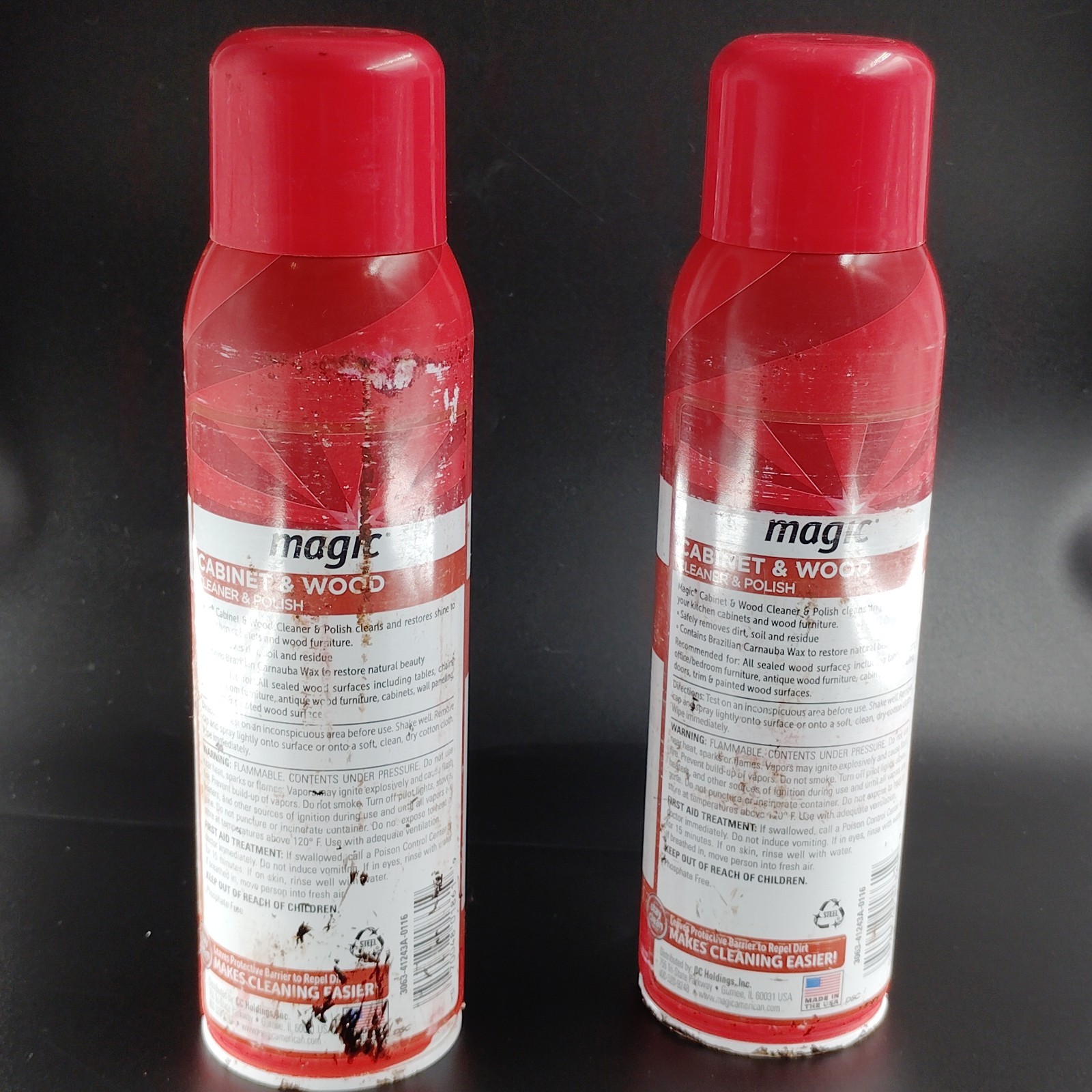 2-Magic Cabinet & Wood Cleaner & Polish, Cleans & Restores Shine, 17oz 90% Full