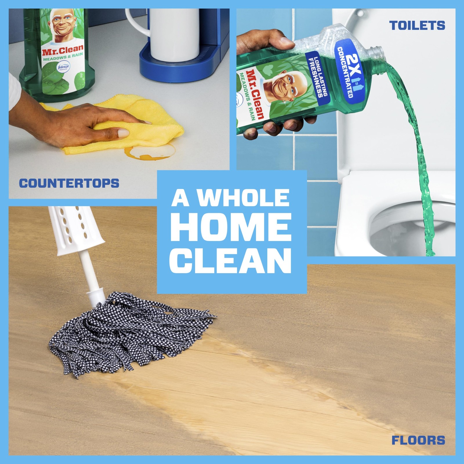 Mr. Clean All Purpose Cleaner, Floor Cleaner for Mopping 41 Fl Oz (Pack of 1)