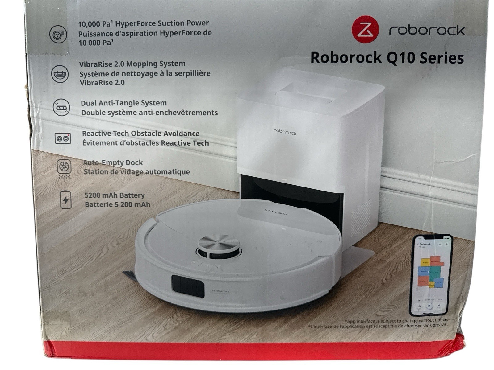 Roborock Q10 Series Robotic Vacuum Cleaner Mop & Auto-Empty Dock Q10VSF+ (OB)