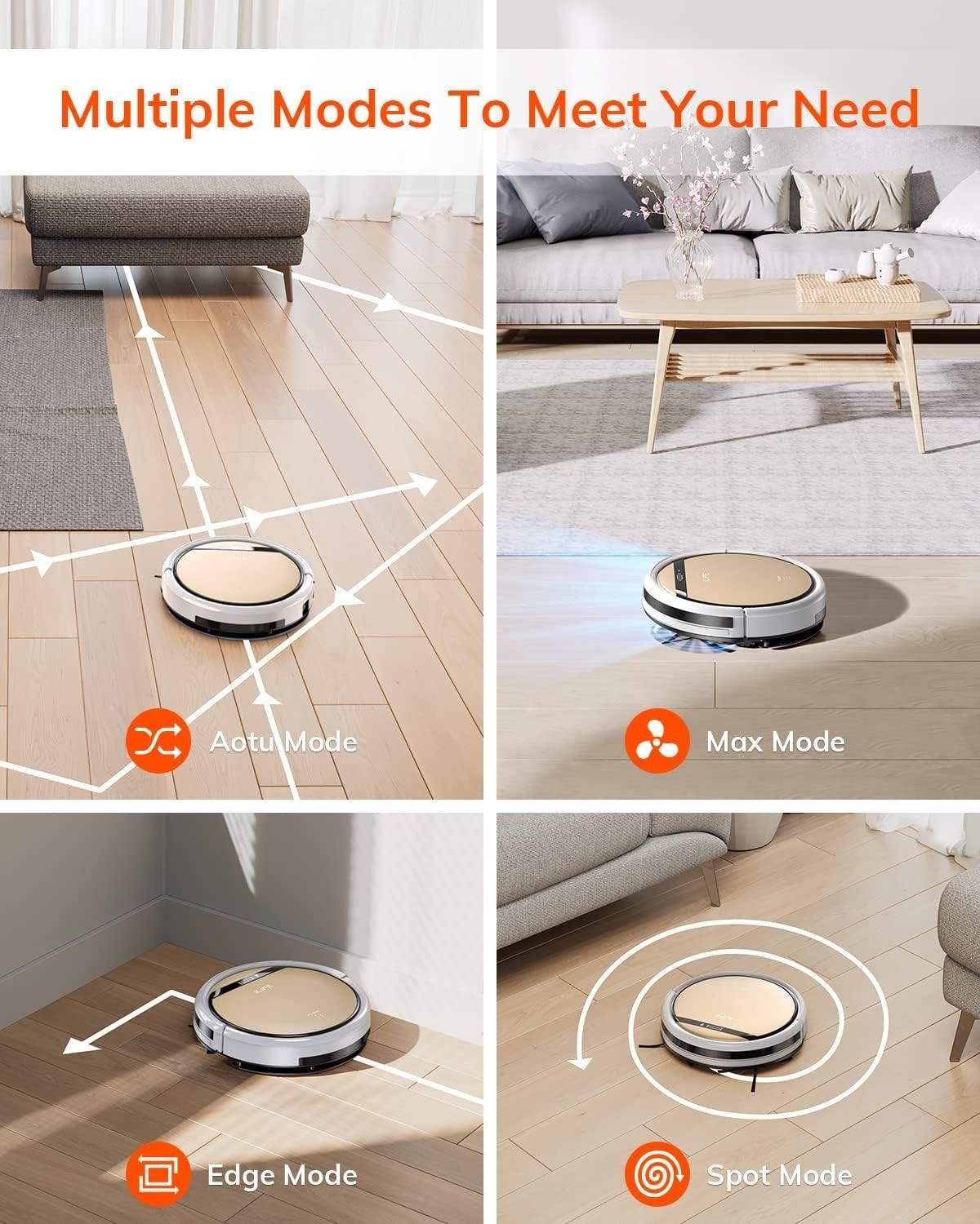 High-Efficiency V5s Plus Robot Mop & Vacuum – Ideal for Hard Floors & Carpets