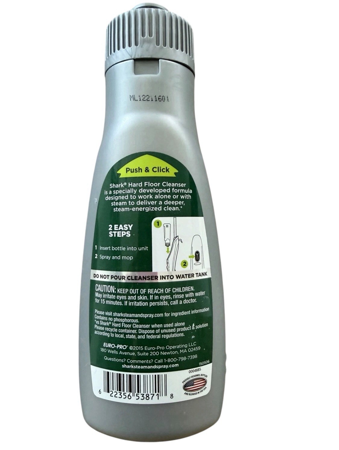 OEM Shark Hard Floor Cleanser Multi-Floor 20oz Waterfall Fresh Biodegradable New