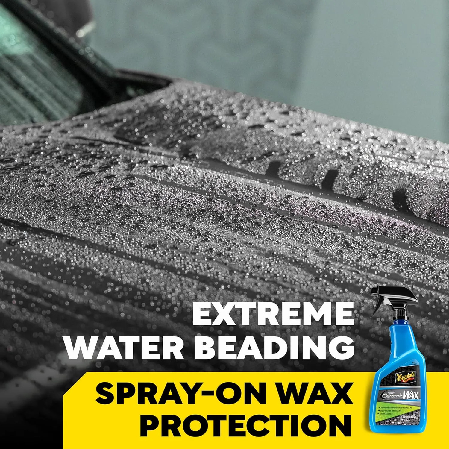 Hybrid Ceramic Wax Spray 26 Oz Advanced SiO2 Protective Car Detailing Sealant