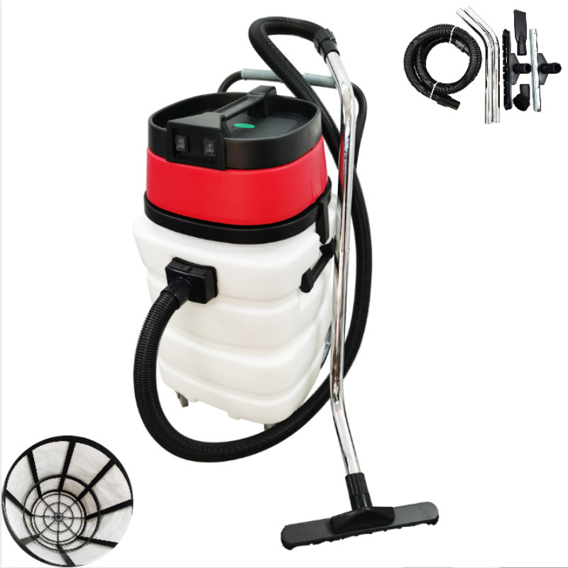110V 90L Industrial Wet/Dry Vacuum Sweeper Floor Cleaner Dust Collector