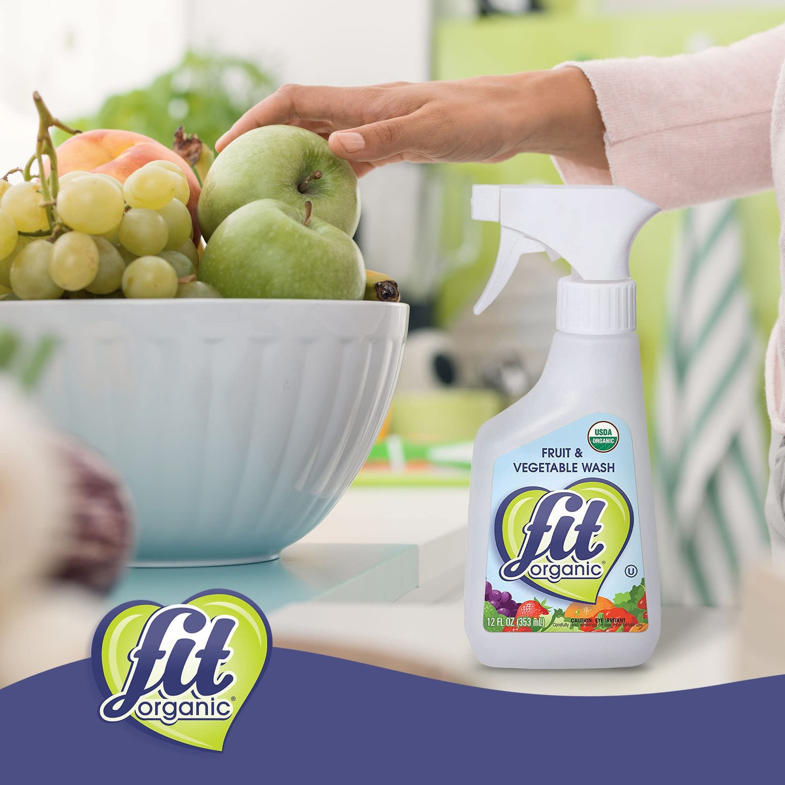 – USDA Certified Earth Friendly, Tasteless and Odorless Fruit and Vegetable W…