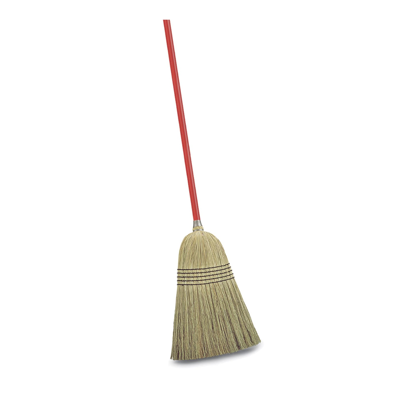 Libman 14in. Janitor Corn Broom, 57in.L Handle, Model# 502