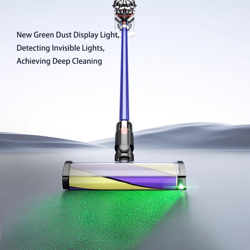 Upgraded Green Light LED light Soft Brush Head For Dyson V7 V8 V10 V11 V15
