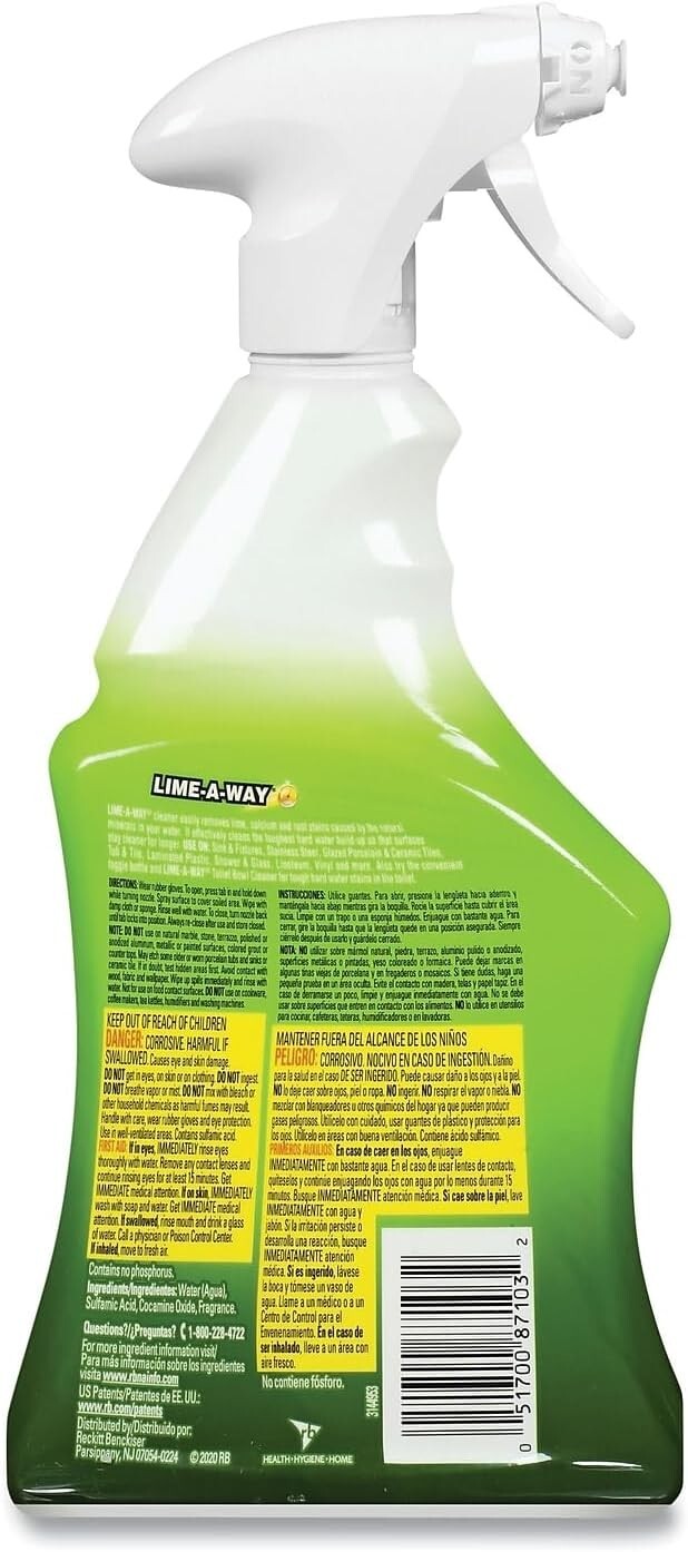 Lime A Way Lime Away Thick Gel Formula Toilet Bowl Cleaner 22 Fluid Ounce