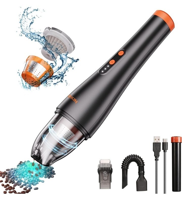 Cordless Handheld Vacuum, Mini Vacuum Dusbuster Portable 8000Pa Hand Vacuum…