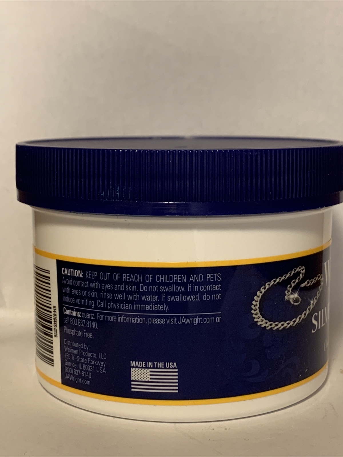 Wright’s Silver CleaninCream Shines Restores Metal Silver Polish Cleaner 8 Ounce