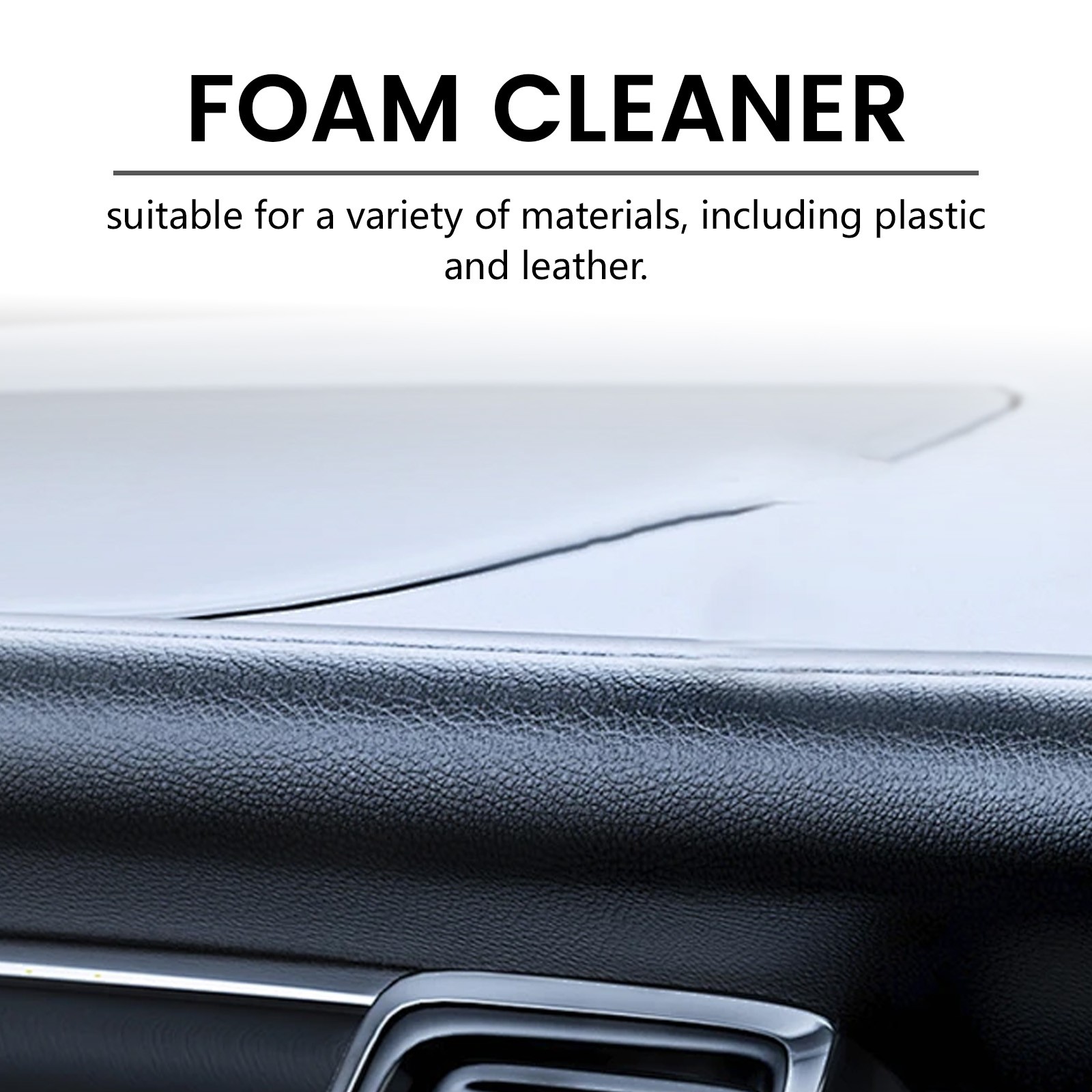 2x Multifunctional Car Foam Cleaner, 250ML for Cars Steering Wheel, Interiors