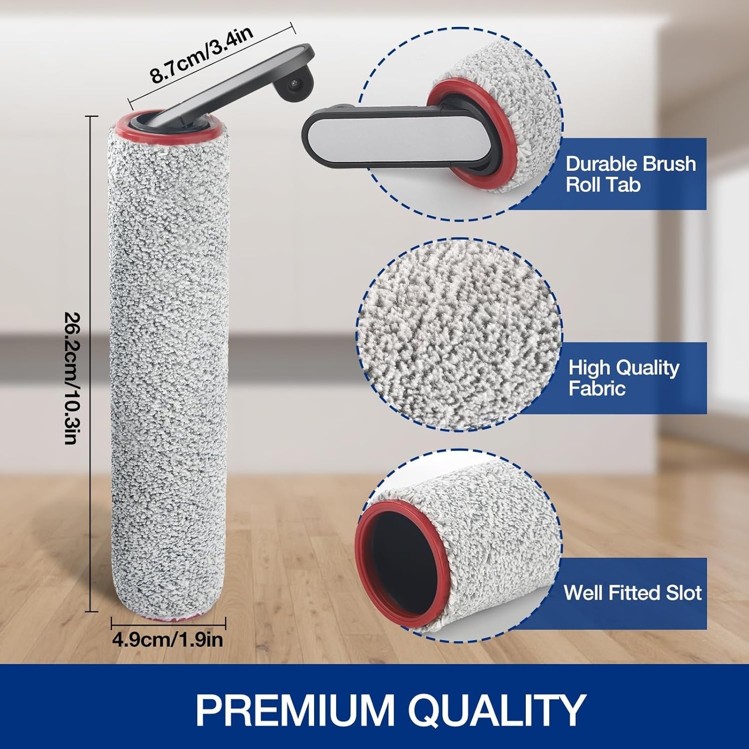 H12 Pro Roller Brush Replacement and HEPA Filter for Dreame H12 Pro, H12 Dual…