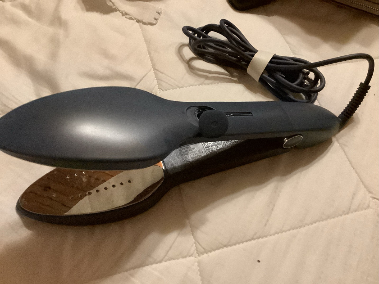 Nori Press Handheld Steam Iron Steamer Navy Blue Travel – Tested N2-1NVY