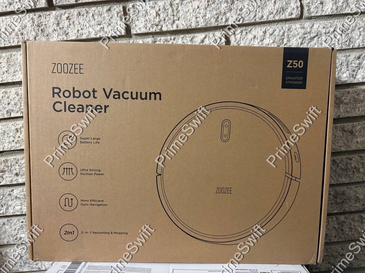 ZOOZEE Z50 Robot Vacuum Cleaner 3000Pa 2-in-1 Mop 5200mAh Alexa Siri Google, NEW