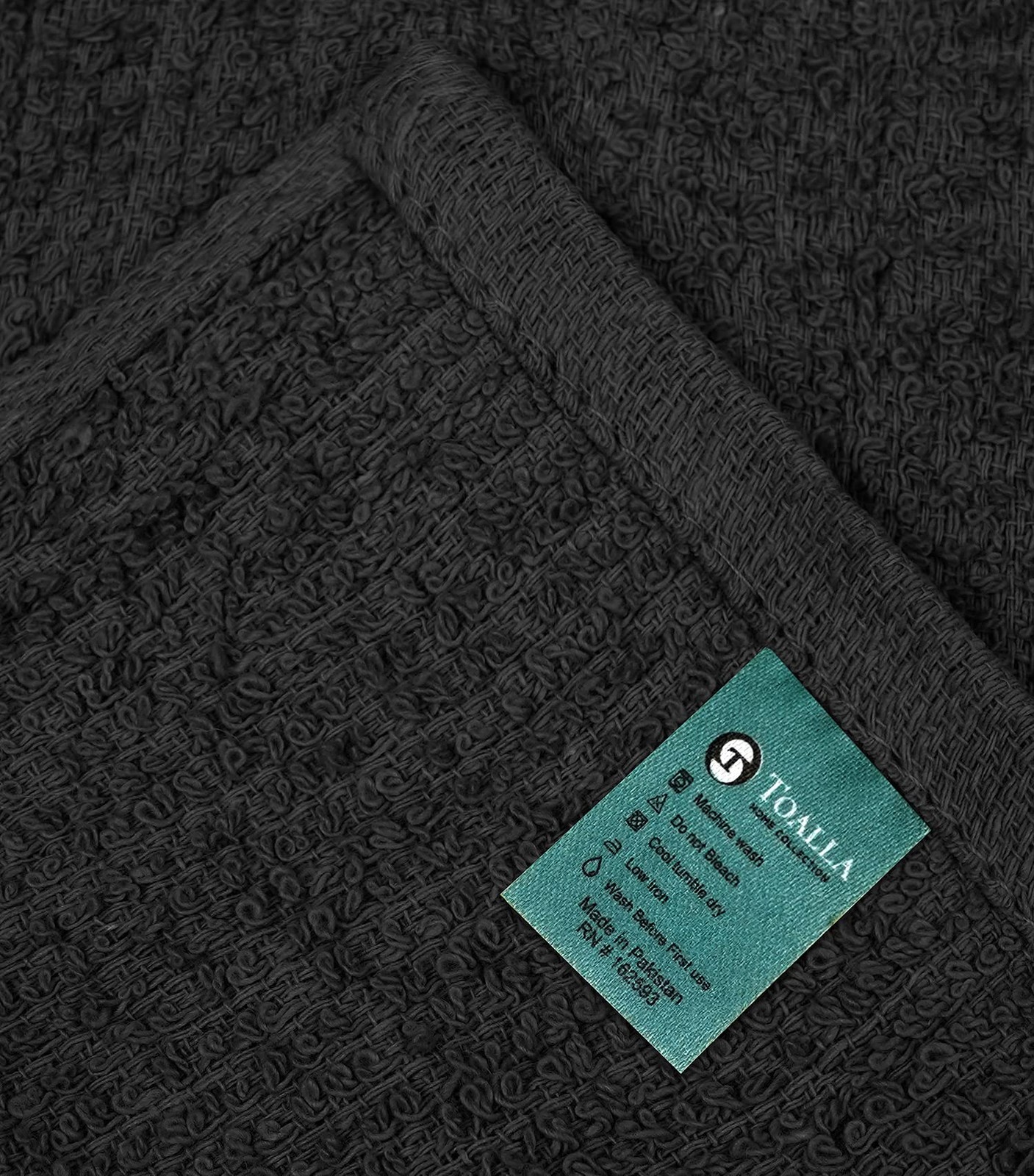 Bar Mop Grey Ribbed 16×19 Pack Of 24 100% Cotton Absorbent Kitchen Towel Dish To