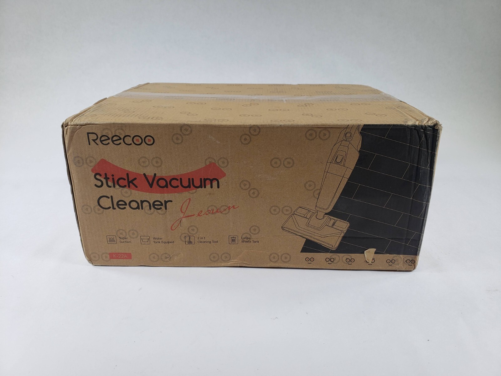 REECOO Vacuum Cleaner and Mop Combo 25Kpa 600W Corded Stick Vacuum
