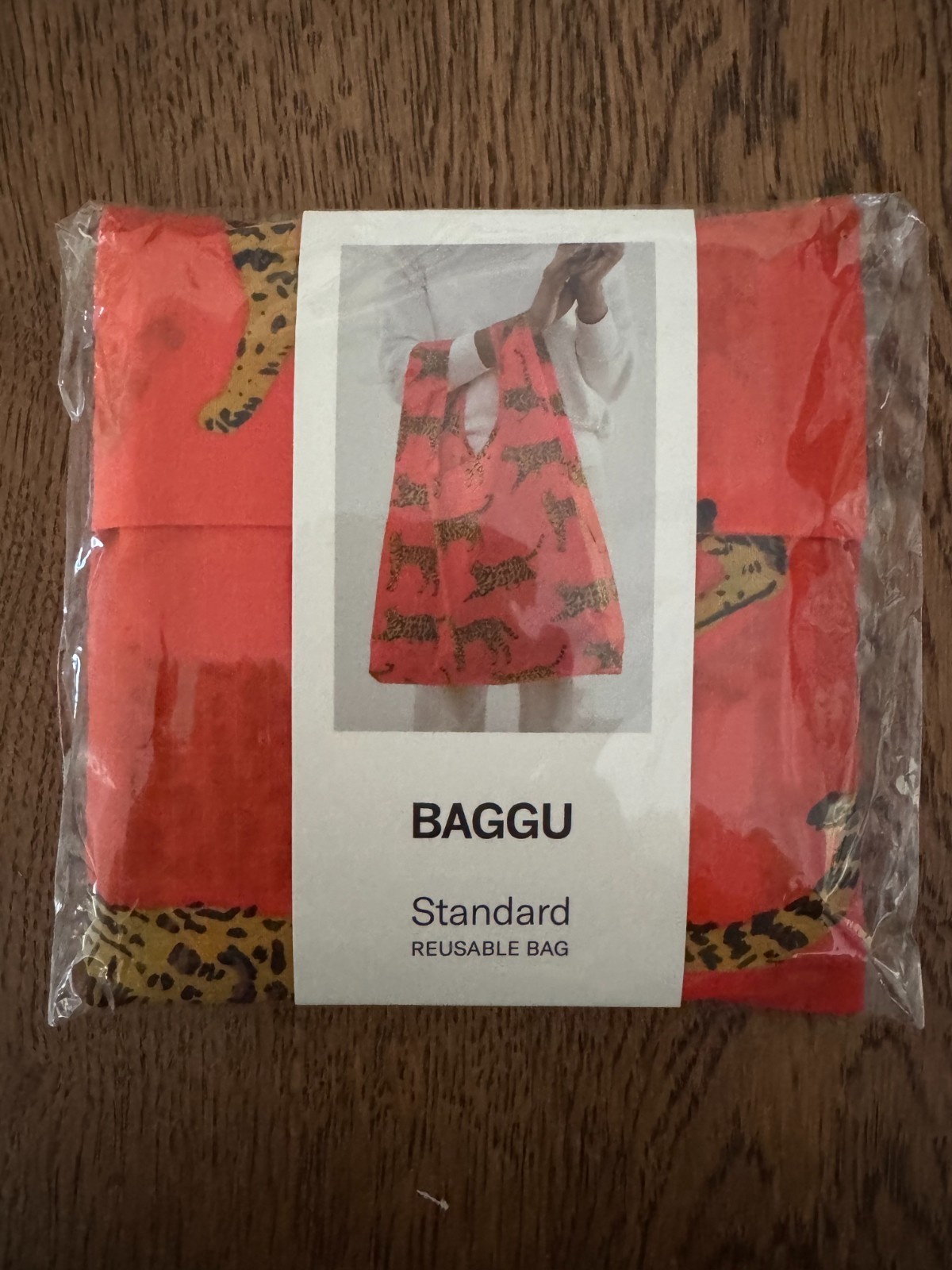 BAGGU Bengal Cat Standard Baggu Reuseable Bag New HTF Rare