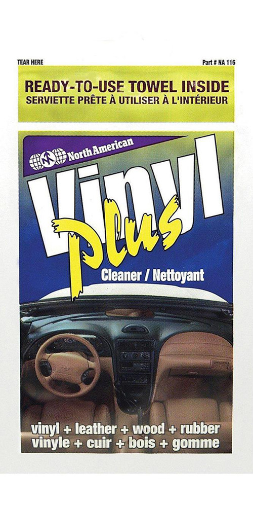 Blue Magic Vinyl Plus Cleaner Towel, Good for Vinyl, Leather, Wood & Rubber