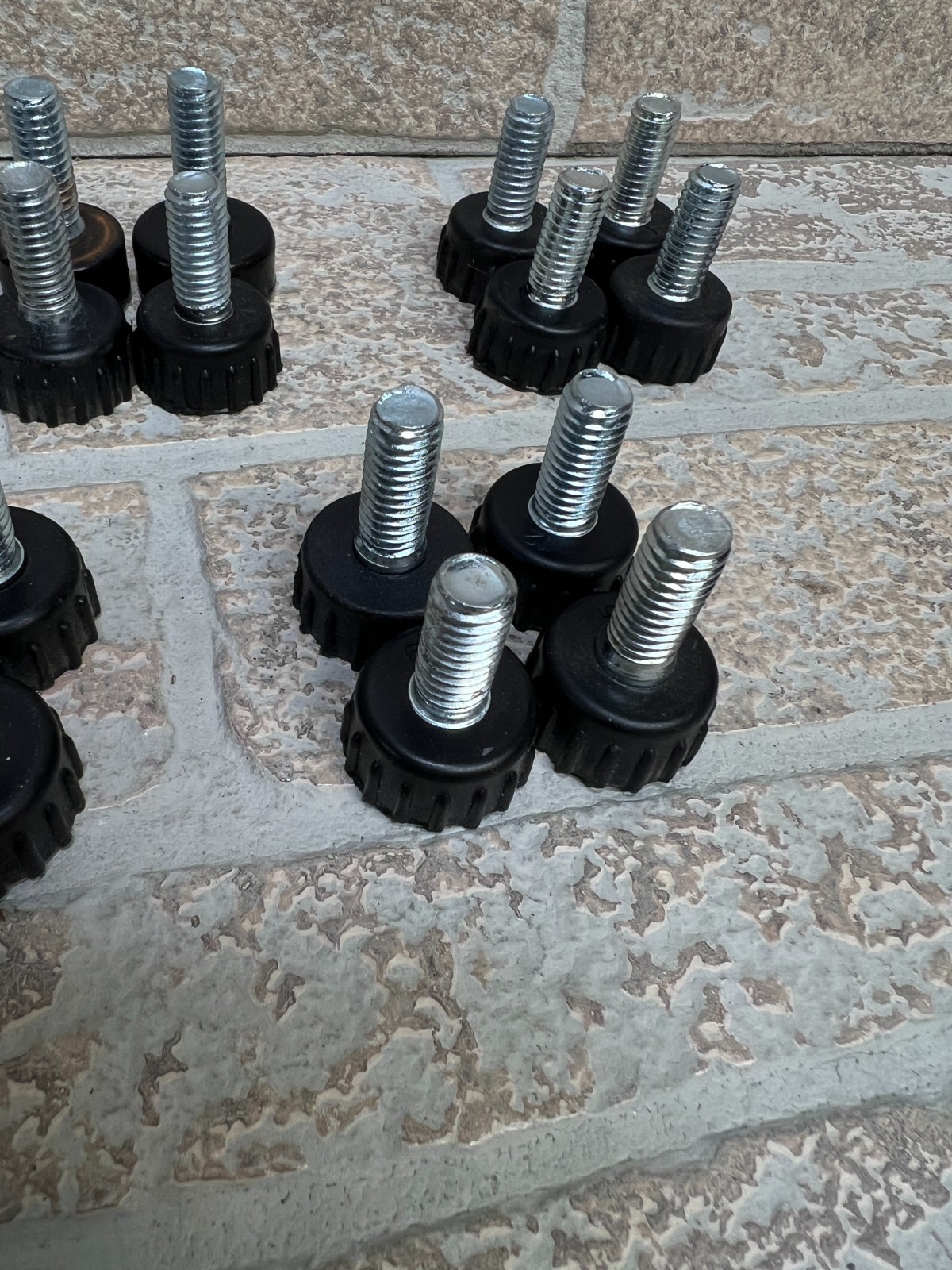 Wire Shelving Rack Threaded Insert Adjustable Feet – Set of 20