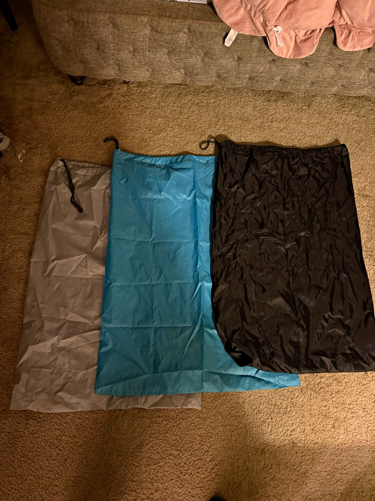 100 Pack! Laundry Bags Assorted Colors (Black, Gray, Blue,Yellow,ETC)