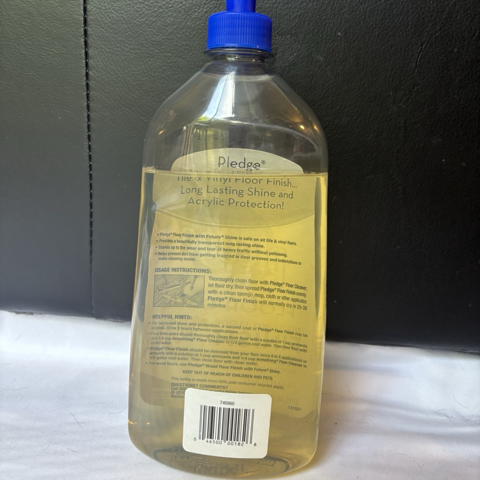 Vintage Pledge Floor Care With FUTURE Shine 27 oz Clean Scent 2010