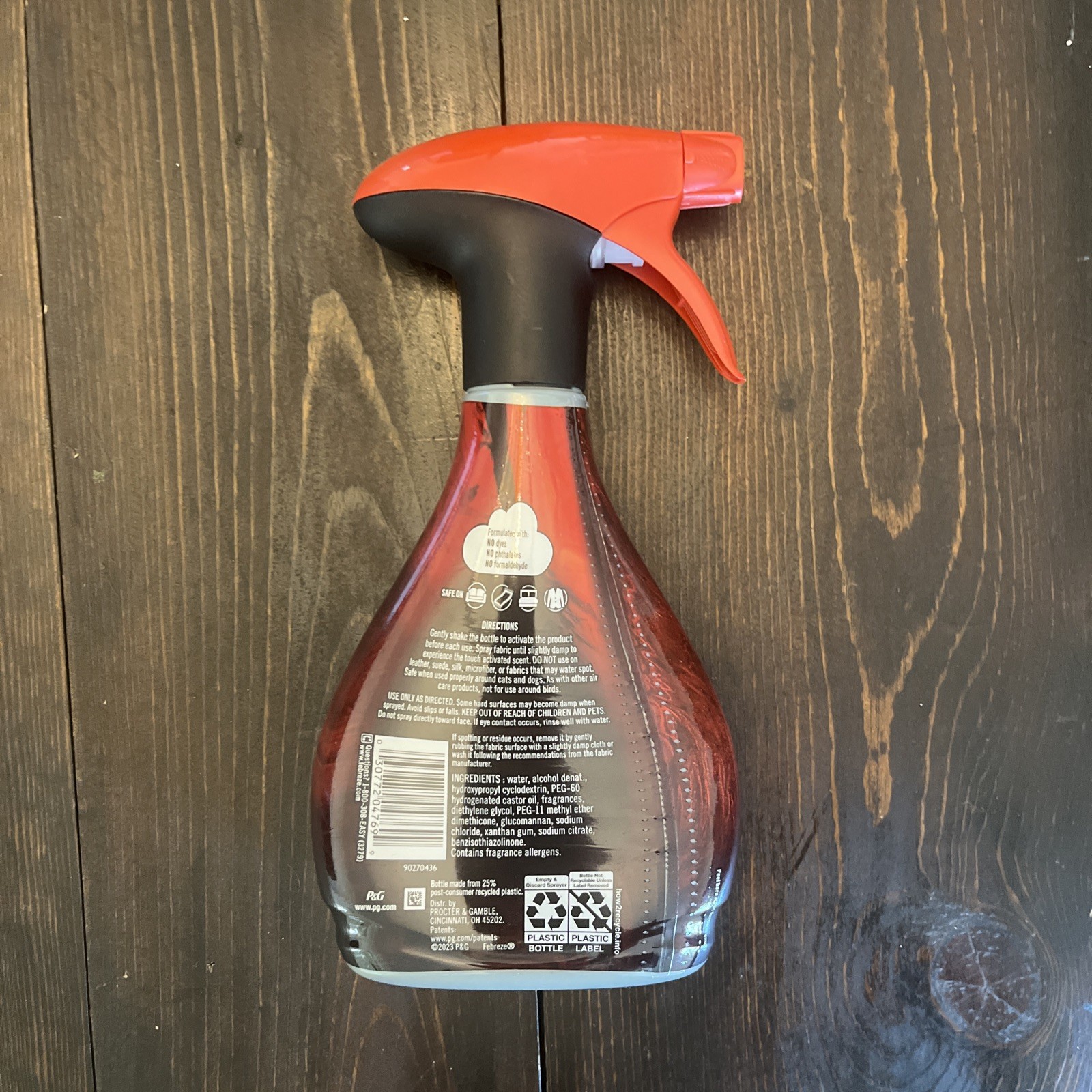 Febreze Touch Fabric Spray EMBER 16.9 Fl Oz Amber Mandarin Lava NEW