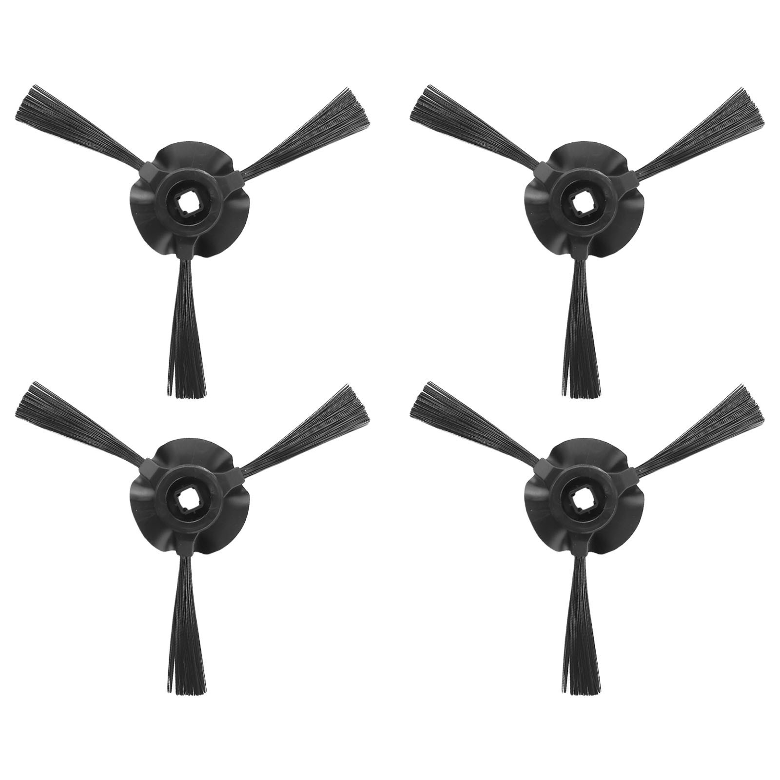 For Shark Side Brushes ABS+nylon Side Brush 4Pcs Black Brand New For Shark