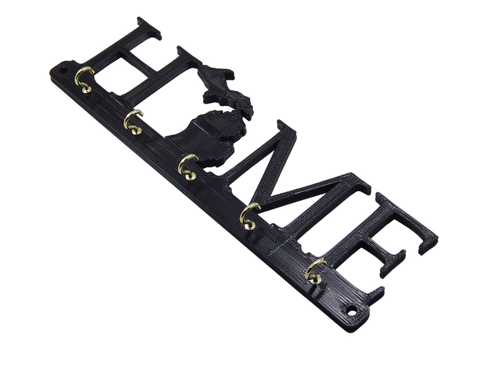 Michigan Home State Shape Key Holder Hanger Rack Hooks Housewarming Wall Gift