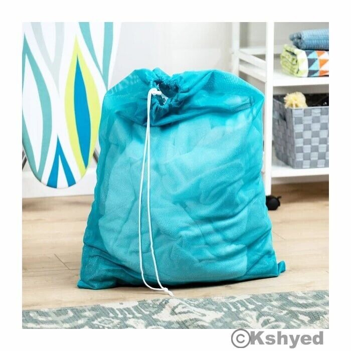 Large Laundry Bag Washable Heavy Duty Locking Drawstring Bag 29″X40″ (2 Pack)