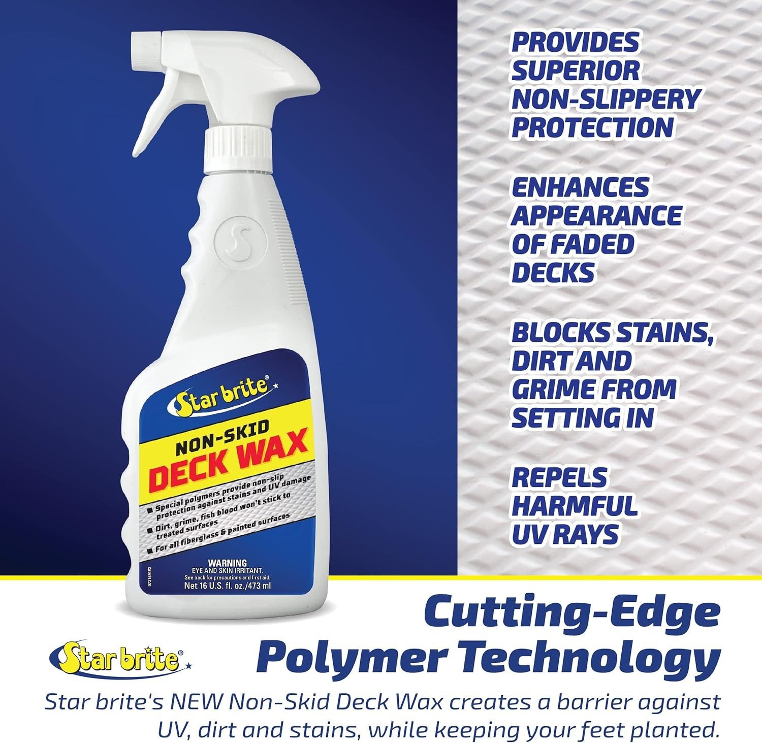 Non-Skid Deck Wax Spray – Essential for Non-Slip, Stain & UV Damage Protectio…