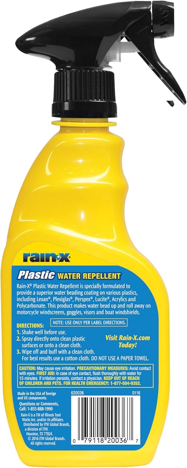 Rain-X 620036 Plastic Treatment – 12 fl. oz. 1 Count (Pack of 1)