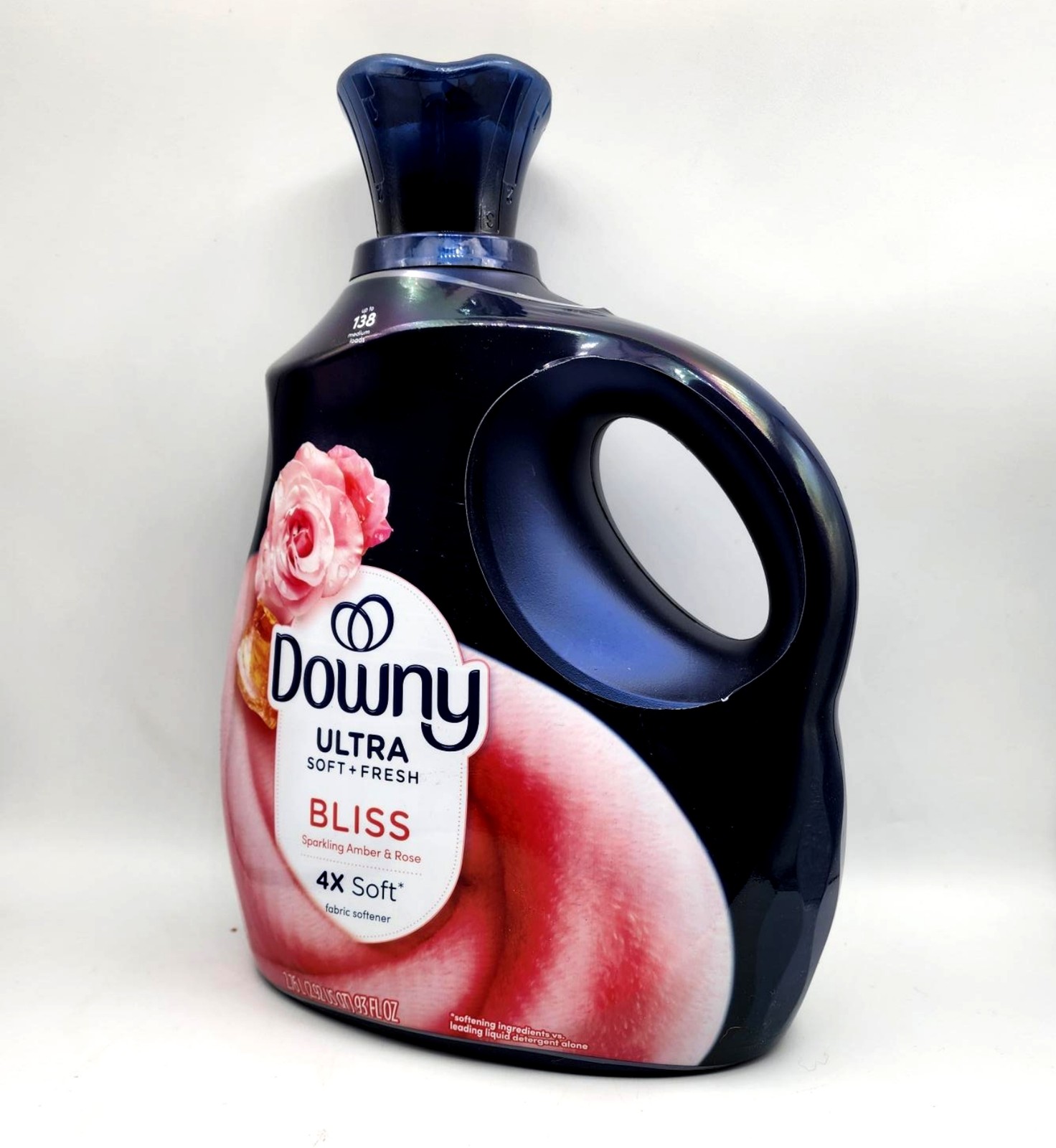 1 Downy ULTRA BLISS Sparking Amber & Rose Fabric Conditioner Softener BIG 93 oz