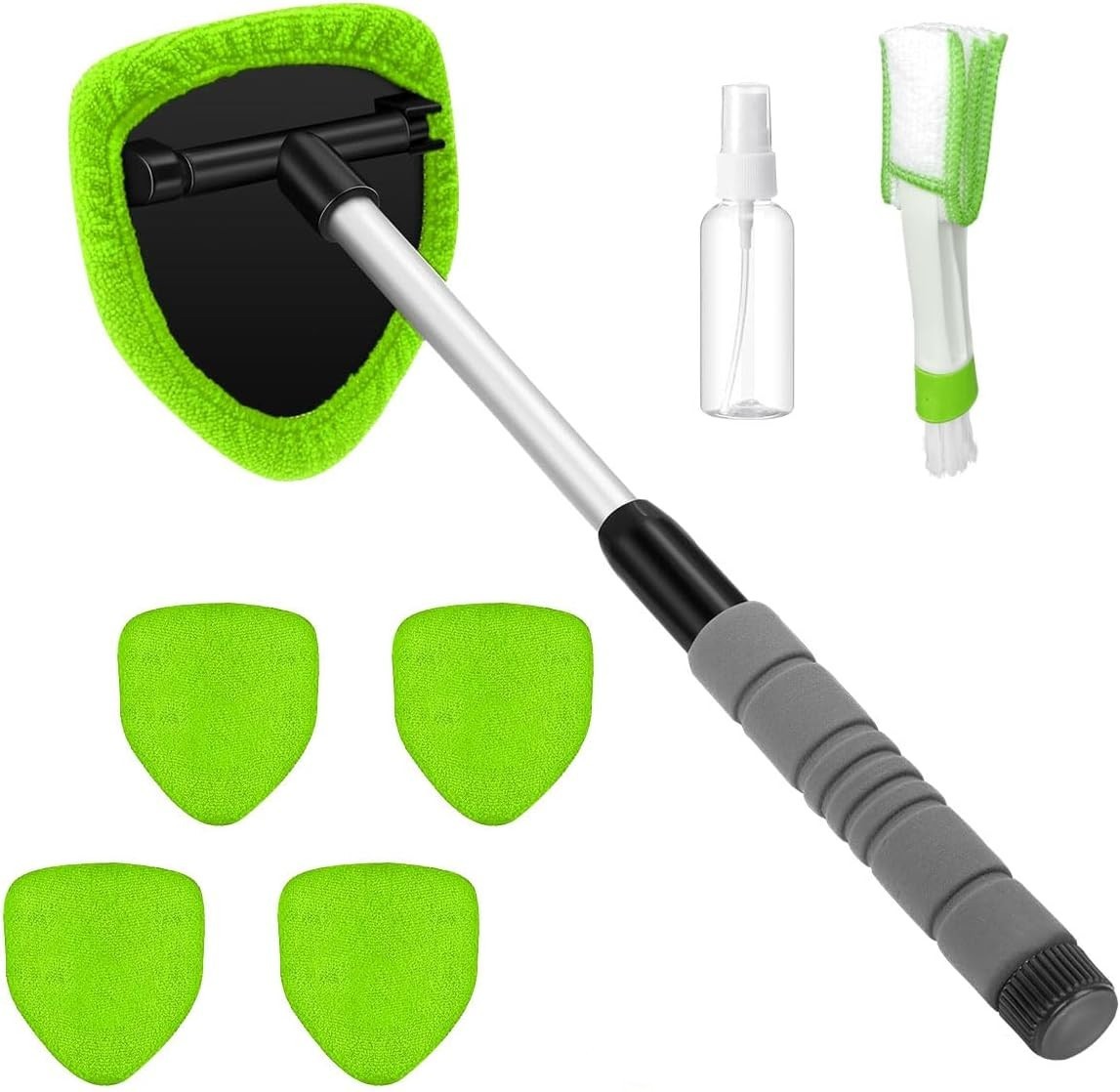 Windshield Cleaning Tool Car Window Glass Wiper Cleaner Brush Pad Extendable