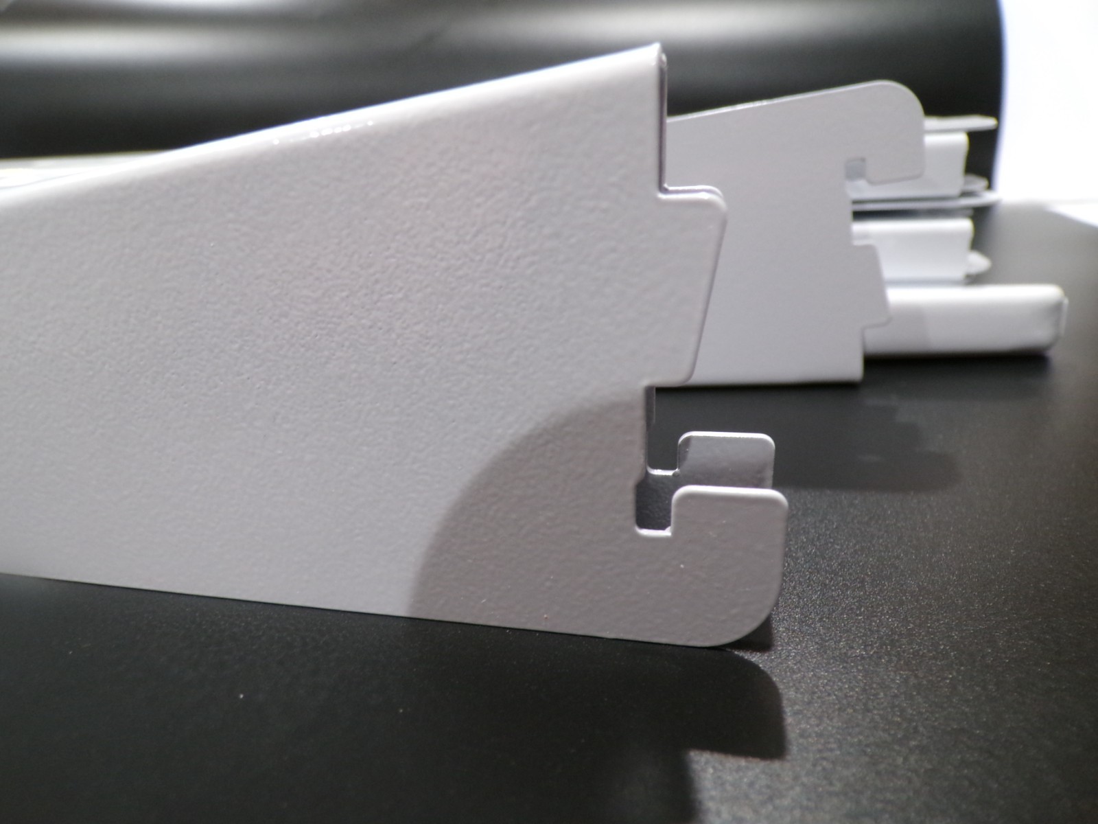 40 Pack Rubbermaid Brackets Twin Track Shelf Bracket 14.5” White Huge Lot
