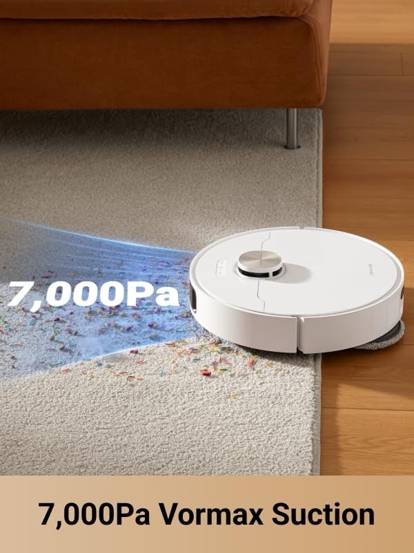 Dreame L10s Pro Ultra HEAT Robot Vacuum And Mop Combo 18″Cleaning Path White