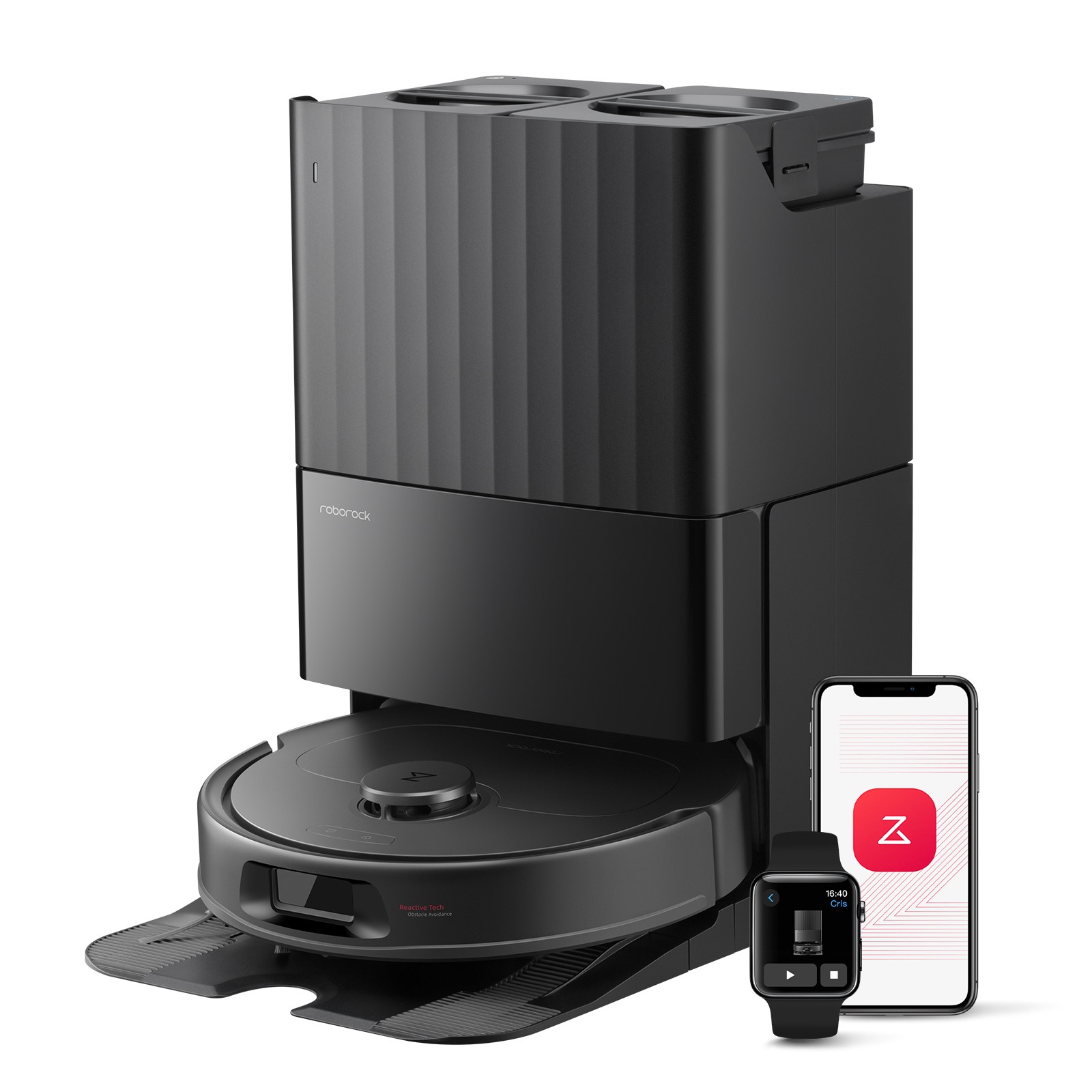 Roborock QV 35A Robot Vacuum, 8000Pa, Obstacle Avoidance – Certified Refurbished