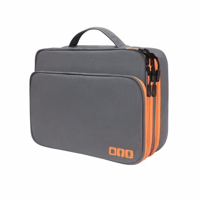 Travel Cable Organizer Bag Waterproof Electronics Accessories Storage-Case Pouch