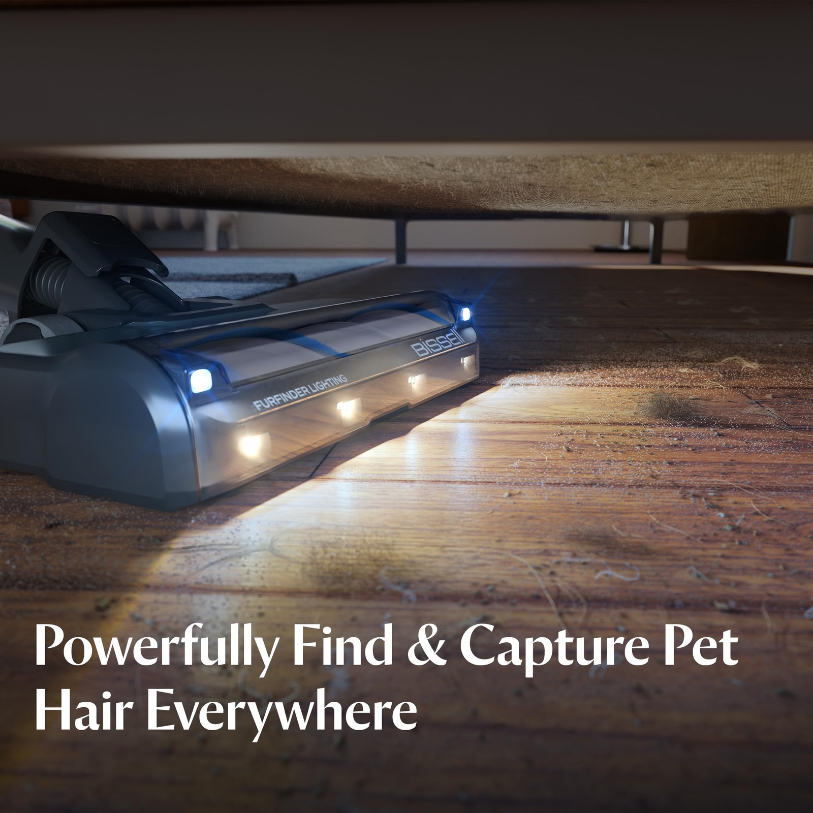 BISSELL PowerClean FurFinder 200W Cordless Vacuum, Rechargeable, 40 Min Battery